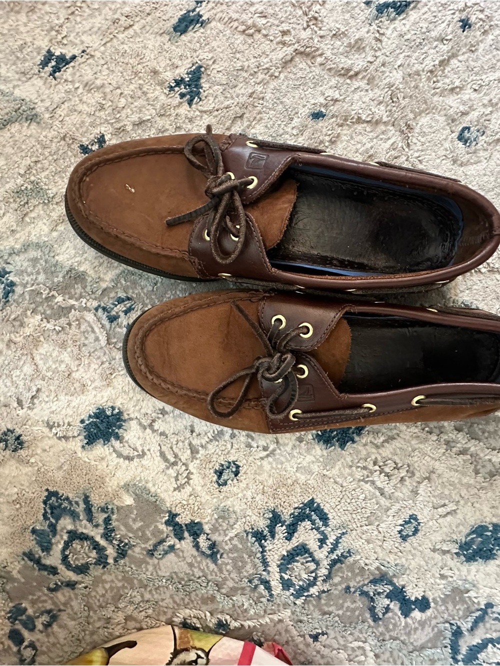 Sperry Classic Brown Leather & Suede Boat Shoes